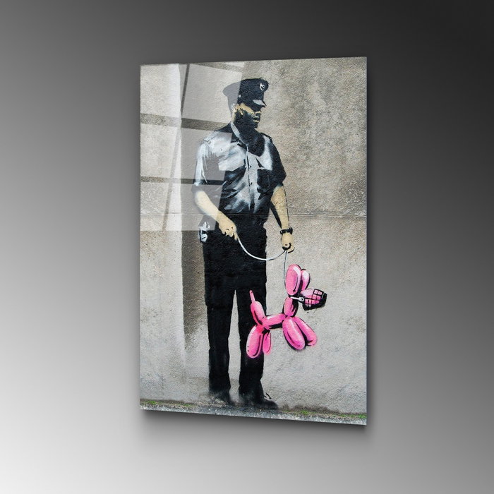 Wallity Cuadro Decorativo Banksy UV-506 45 x 65 cm Wallity Cuadro Decorativo Banksy UV-506 45 x 65 cm